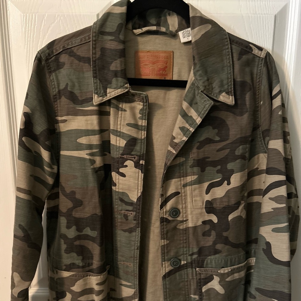 Levi's Green Camouflage Jacket
